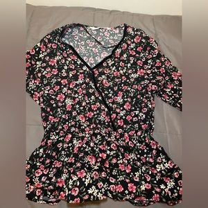 OR Oakridge Floral print Evening Top Size S